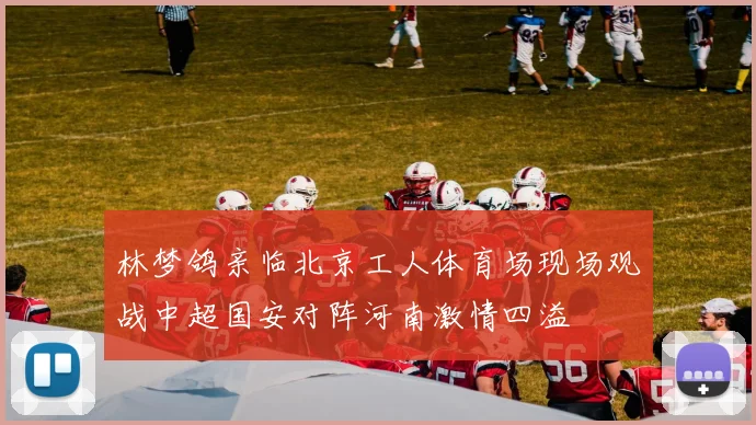 林梦鸽亲临北京工人体育场现场观战中超国安对阵河南激情四溢